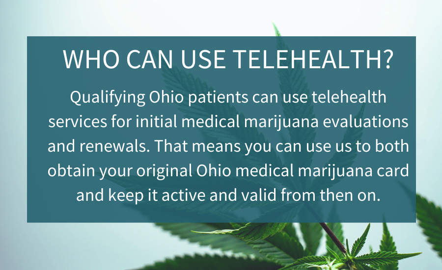 Medical marijuana card via telehealth ohio